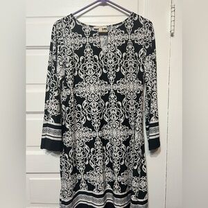 Black and white dress